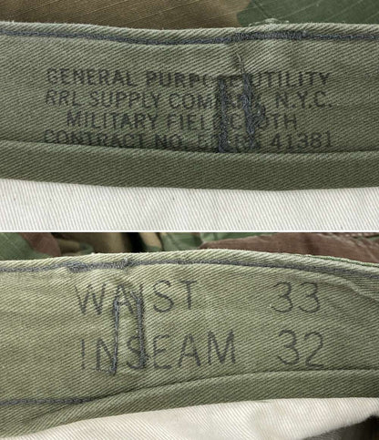 RRL RALPH LAUREN カーゴパンツ RIP STOP ウッドランドカモ 41381 メンズ SIZE 33 ダブルアールエル