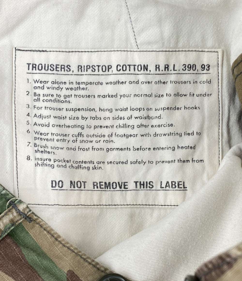 RRL RALPH LAUREN カーゴパンツ RIP STOP ウッドランドカモ 41381 メンズ SIZE 33 ダブルアールエル