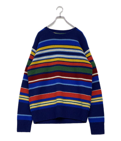 美品 POLO RALPH LAUREN ニット VOYAGER ストライプ メンズ SIZE L ポロ・ラルフローレン