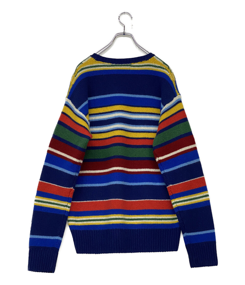 美品 POLO RALPH LAUREN ニット VOYAGER ストライプ メンズ SIZE L ポロ・ラルフローレン