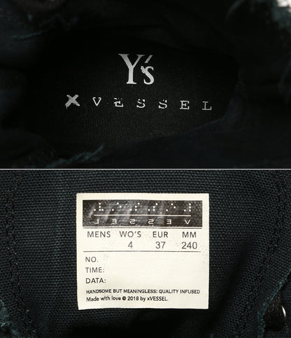 Y's × xVessel ヴェセル ハイカットスニーカー HIGH CUT SNEAKERS 21AW レディース SIZE 240MM ワイズ