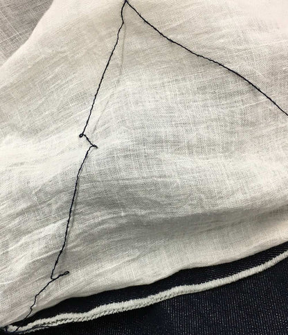 Y's サロペット デニム リネン切替し レディース SIZE 1 ワイズ