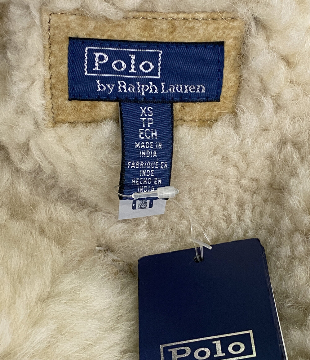 美品 POLO RALPH LAUREN ムートン シープスキン ジャケット メンズ SIZE XS ポロ・ラルフローレン