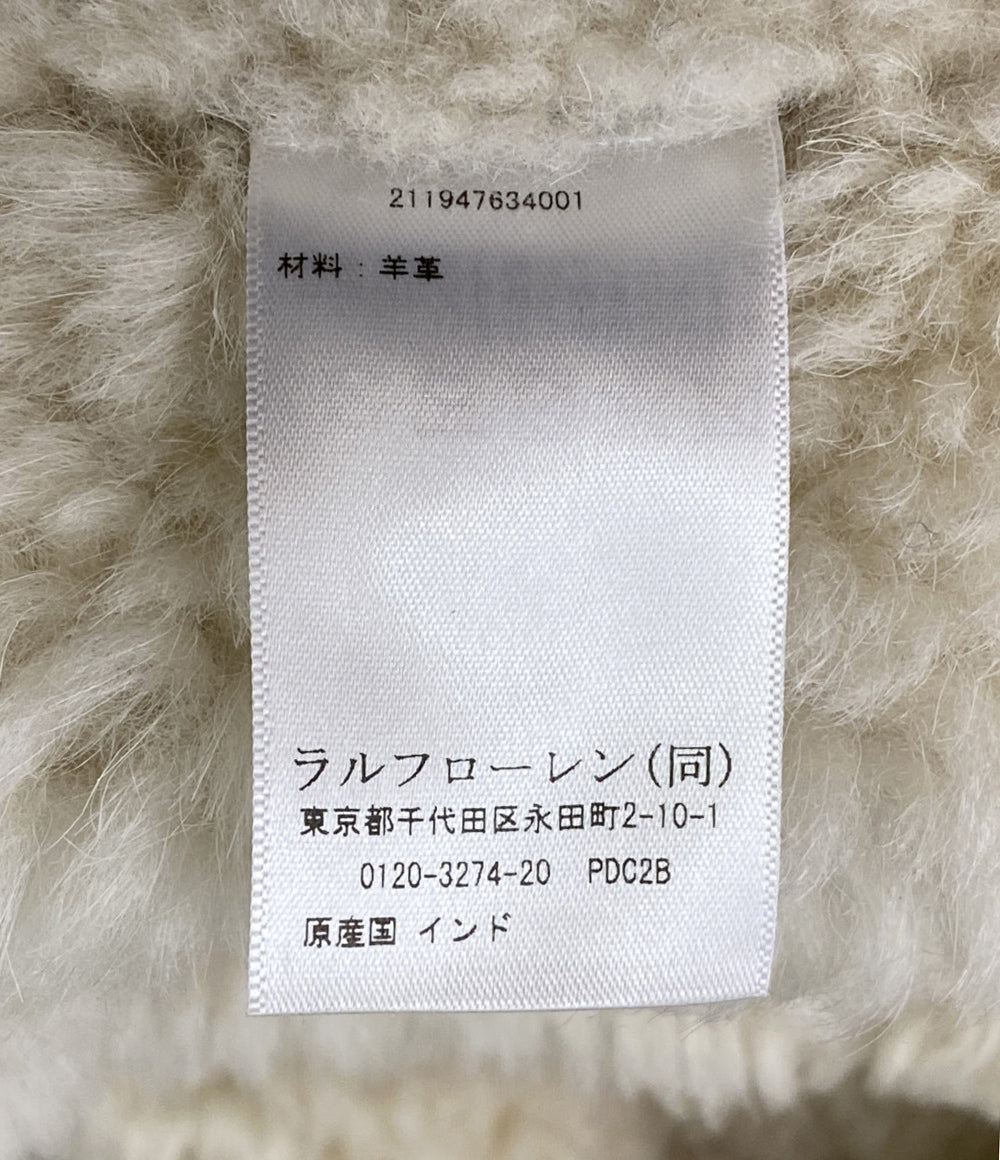 美品 POLO RALPH LAUREN ムートン シープスキン ジャケット メンズ SIZE XS ポロ・ラルフローレン