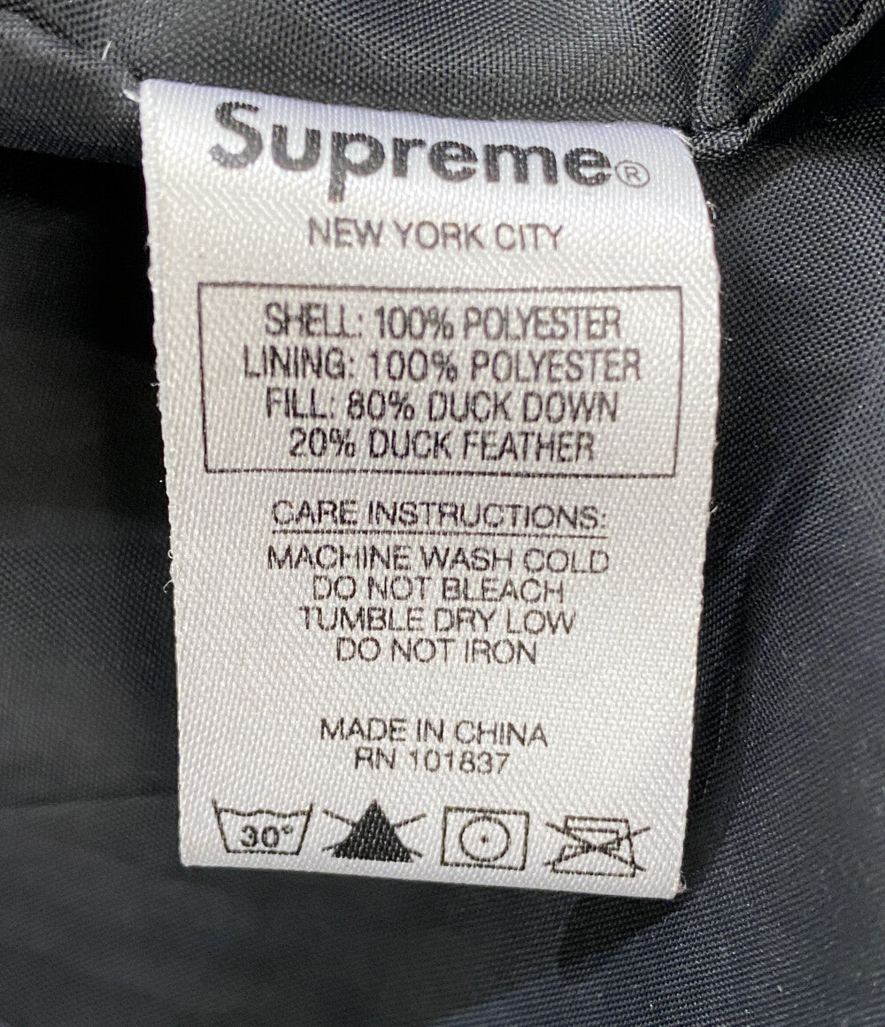 Supreme ダウンジャケット 18AW ロゴ刺繍 メンズ SIZE M シュプリーム