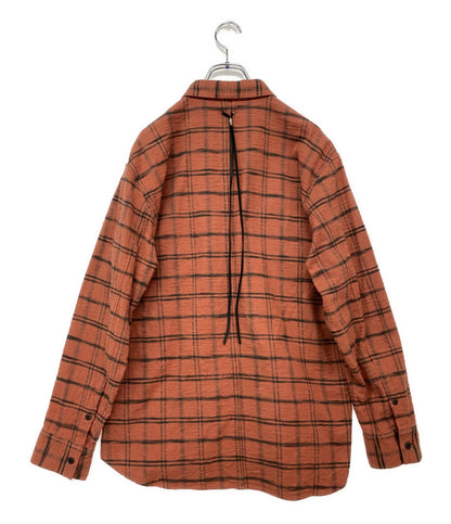 美品 STRUM ストラム 長袖シャツ ヴィンテージ起毛チェックツイルシャツ STC188-01 メンズ SIZE 4