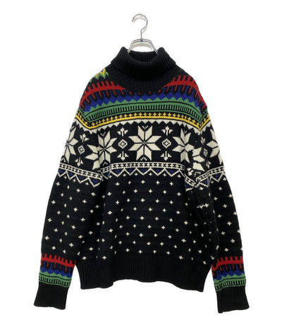美品 POLO RALPH LAUREN ニット ノルディックニット タートルネック メンズ SIZE XL ポロ・ラルフローレン
