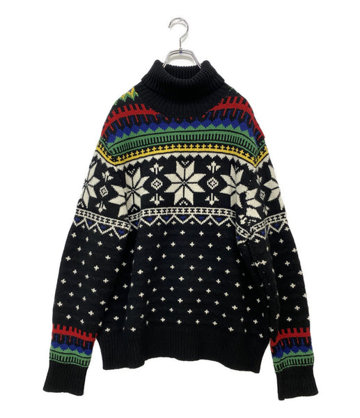 美品 POLO RALPH LAUREN ニット ノルディックニット タートルネック 美品 POLO RALPH LAUREN ニット ノルディックニット タートルネック