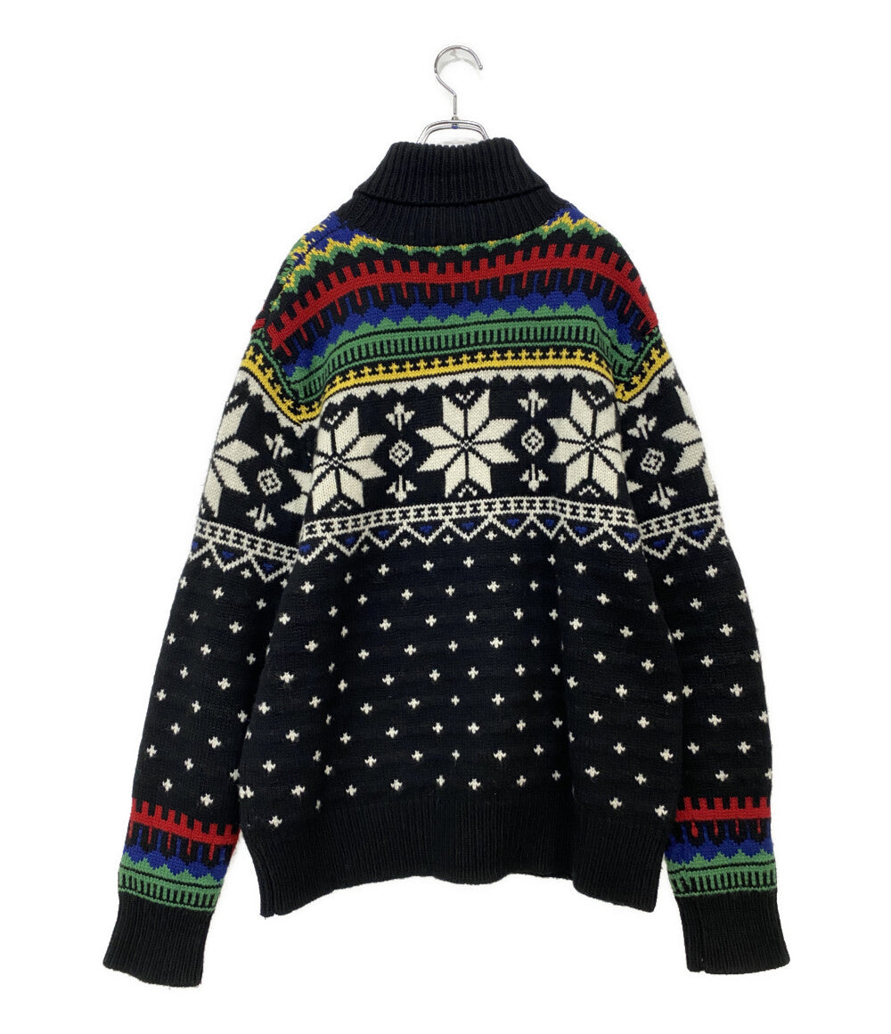 美品 POLO RALPH LAUREN ニット ノルディックニット タートルネック メンズ SIZE XL ポロ・ラルフローレン