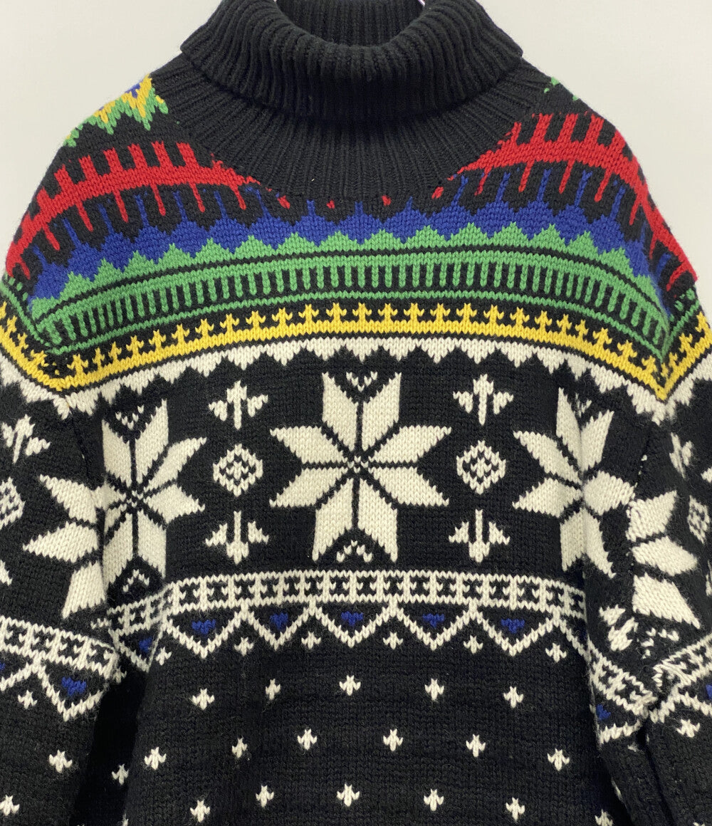 美品 POLO RALPH LAUREN ニット ノルディックニット タートルネック