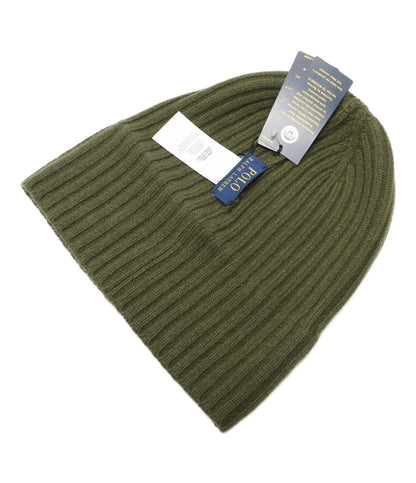 美品 POLO RALPH LAUREN ニット帽 ビーニー PC1333 グリーン メンズ SIZE ONE ポロ・ラルフローレン
