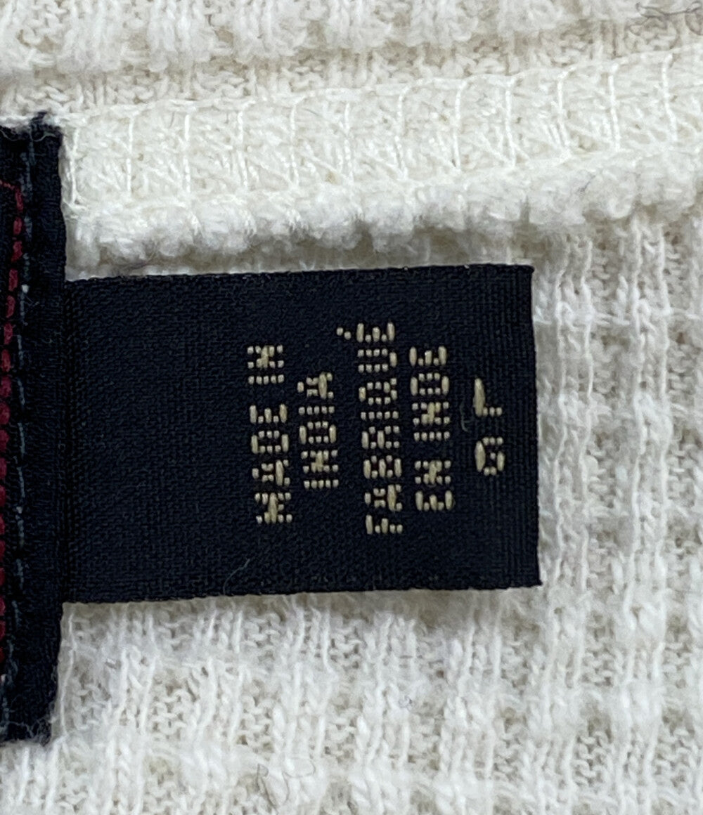 RRL RALPH LAUREN ダブルアール エル ラルフローレン 長袖Ｔシャツ サーマル ヘンリー ナチュラル メンズ SIZE L