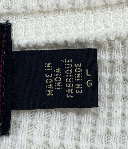 RRL RALPH LAUREN ダブルアール エル ラルフローレン 長袖Ｔシャツ サーマル ヘンリー ナチュラル メンズ SIZE L