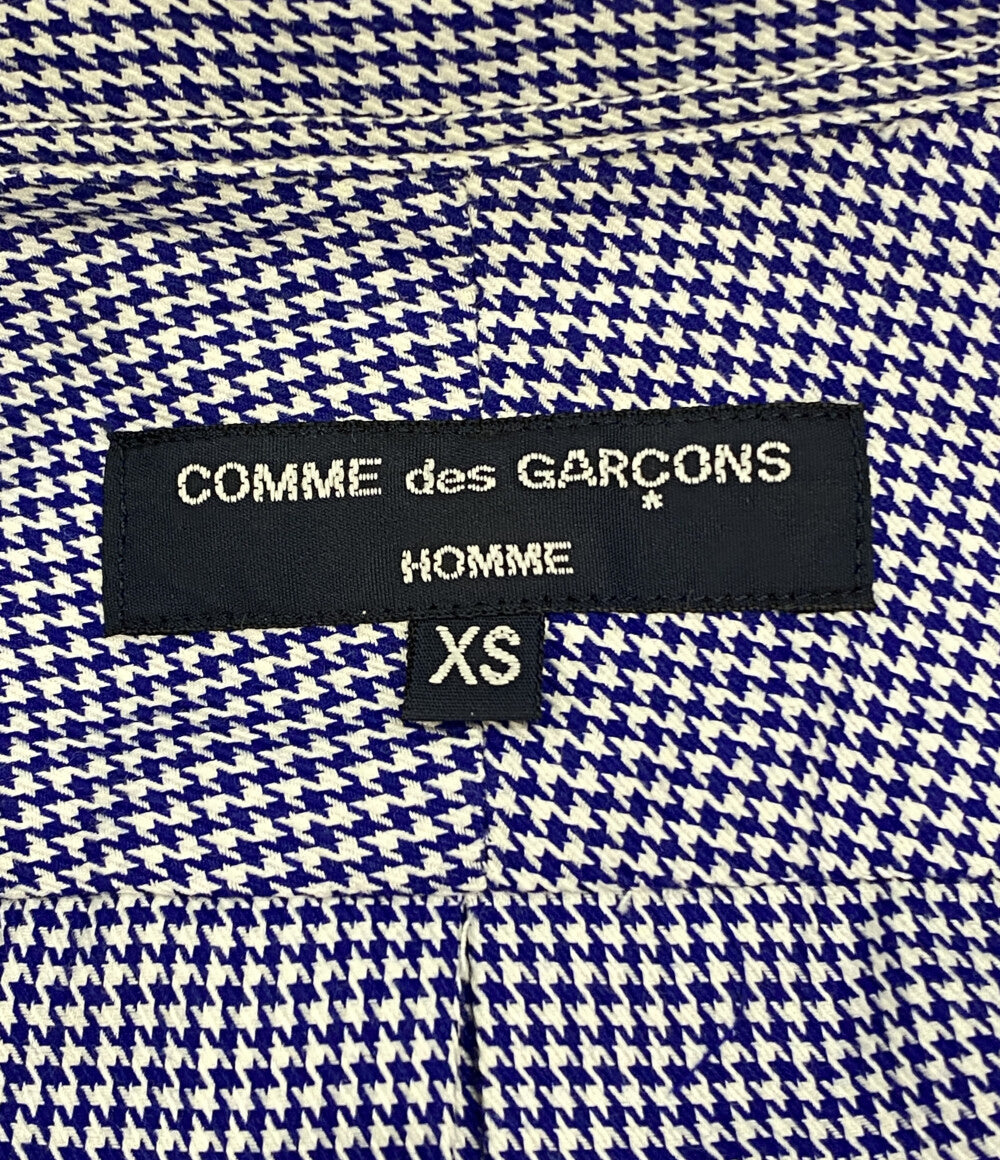 COMME des GARCONS HOMME 長袖シャツ HJ-B005 AD2012 千鳥格子 メンズ SIZE XS コムデギャルソンオム
