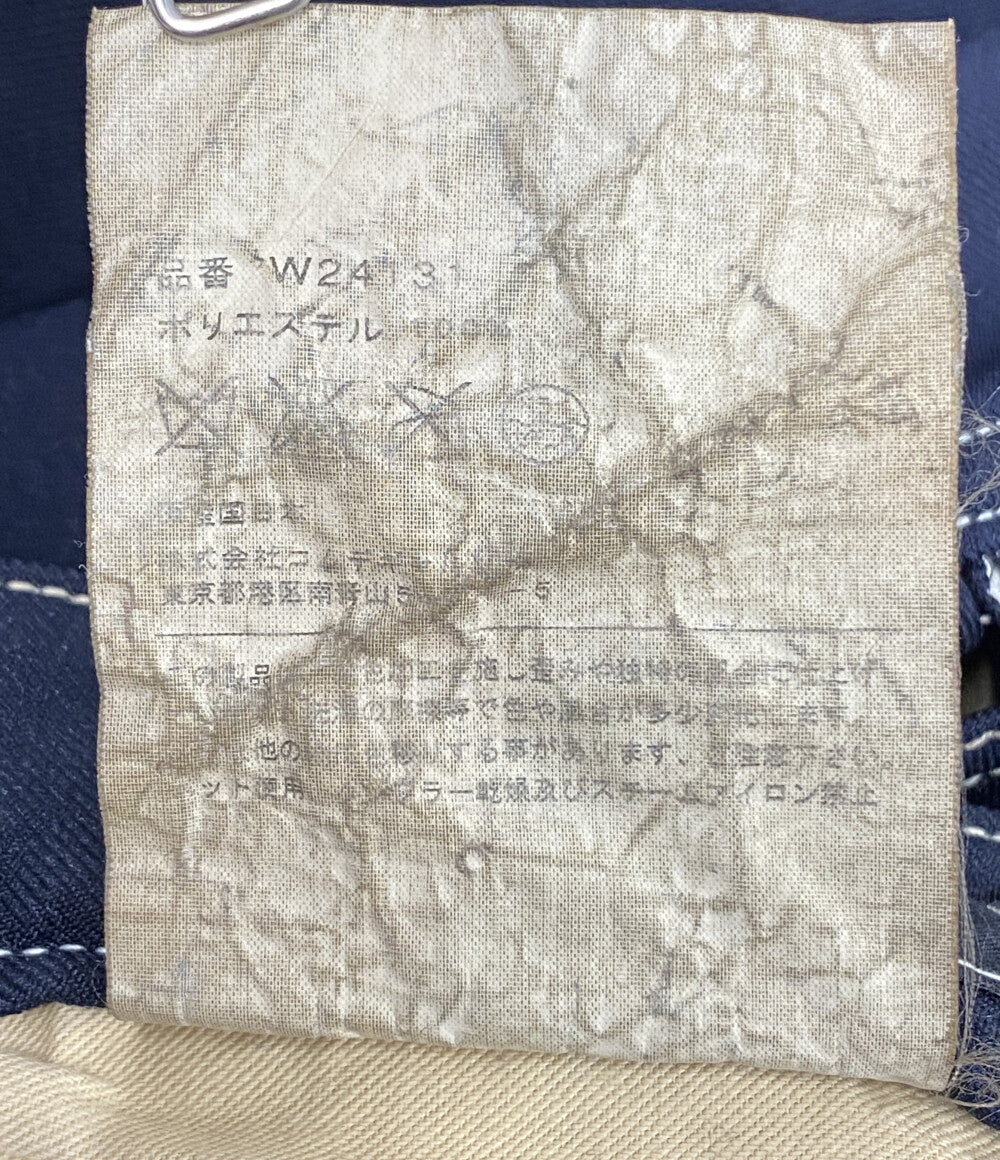 COMME des GARCONS SHIRT パンツ パッチワーク ポリエステル ネイビー W24131 メンズ SIZE M コムデギャルソンシャツ