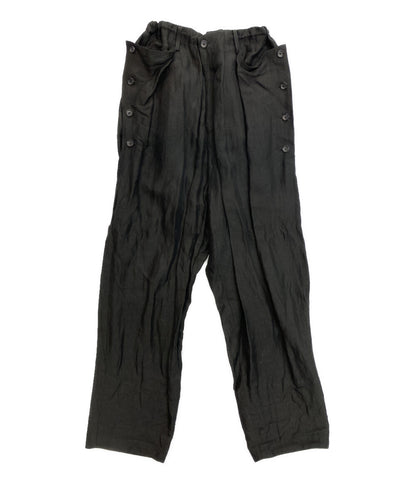 YOHJI YAMAMOTO POUR HOMME サイドボタンリネンパンツ 23SS メンズ SIZE 3 ヨウジヤマモトプールオム