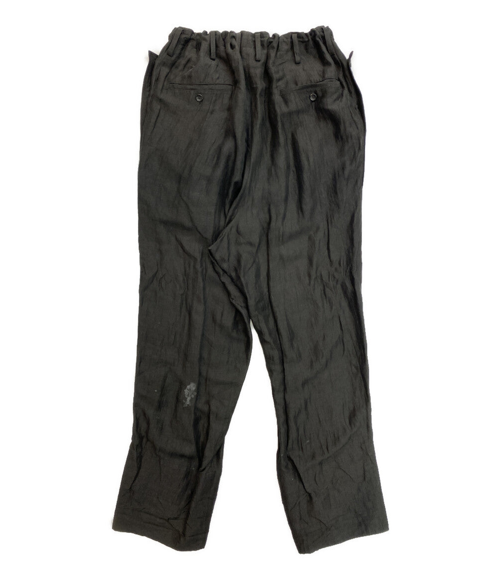 YOHJI YAMAMOTO POUR HOMME サイドボタンリネンパンツ 23SS メンズ SIZE 3 ヨウジヤマモトプールオム