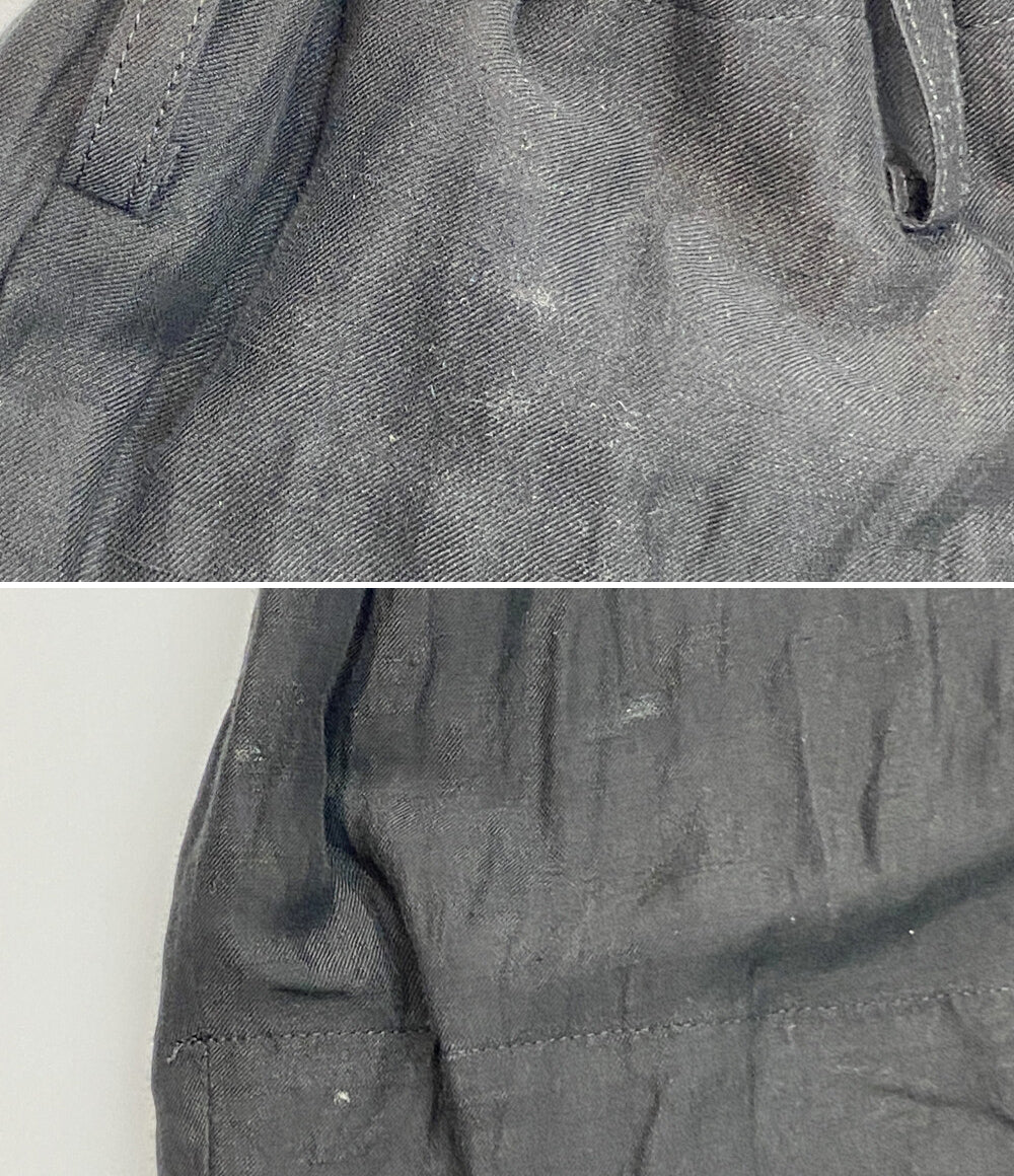 YOHJI YAMAMOTO POUR HOMME サイドボタンリネンパンツ 23SS メンズ