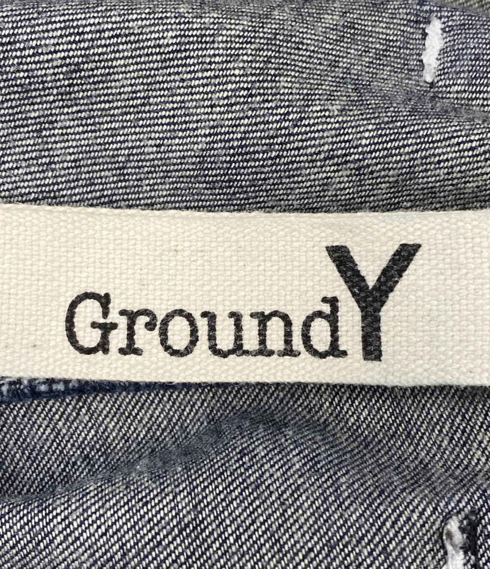 GROUND Y グランドワイ サルエルデニムパンツ GT-P07-009 メンズ SIZE 3