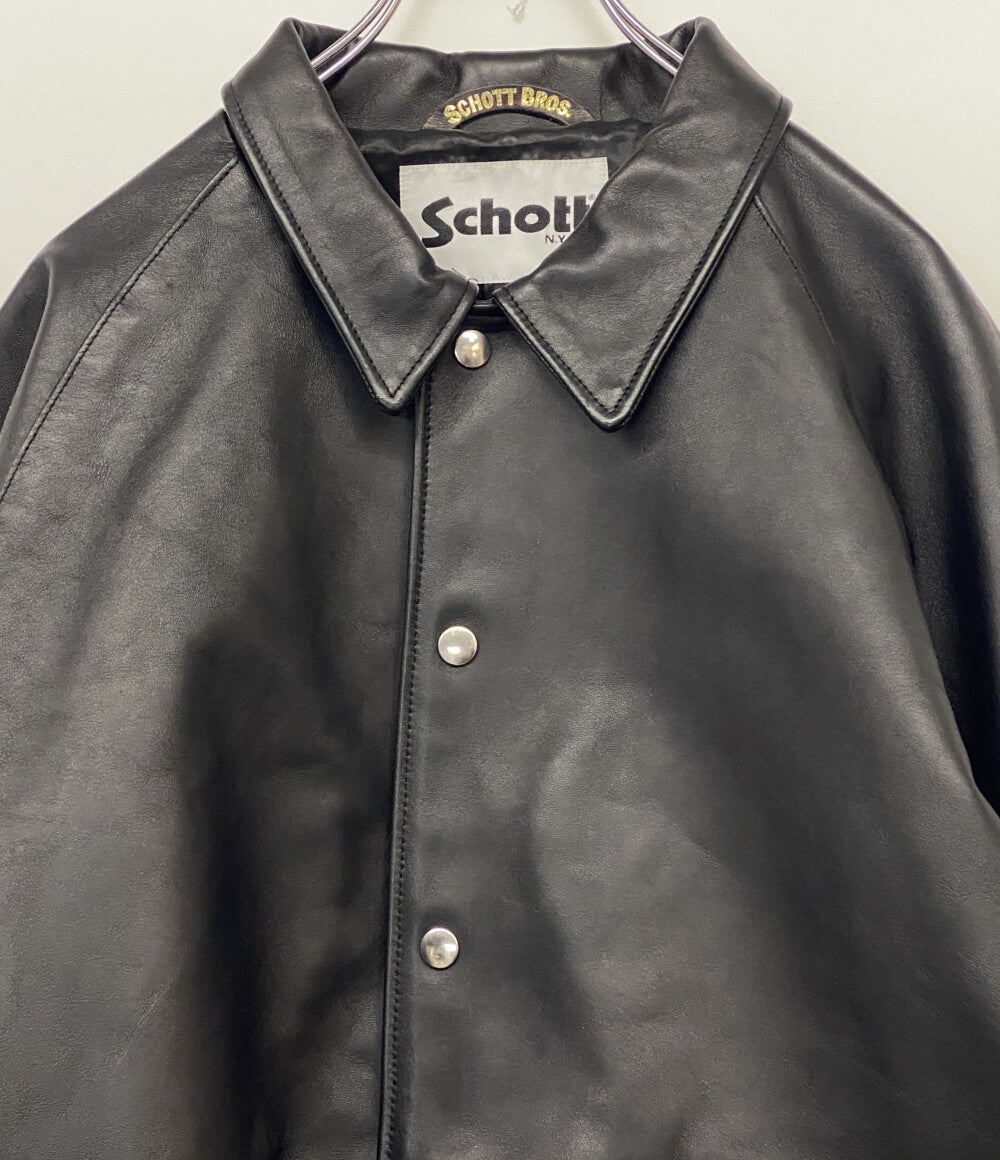 SCHOTT × BEAUTY&YOUTH UNITED ARROWS ビューティー&ユース ユナイテッドアローズ レザージャケット RTH COACH メンズ SIZE XL ショット