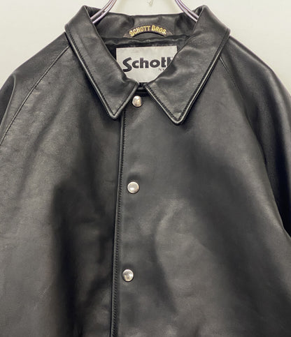 SCHOTT × BEAUTY&YOUTH UNITED ARROWS ビューティー&ユース ユナイテッドアローズ レザージャケット RTH COACH メンズ SIZE XL ショット