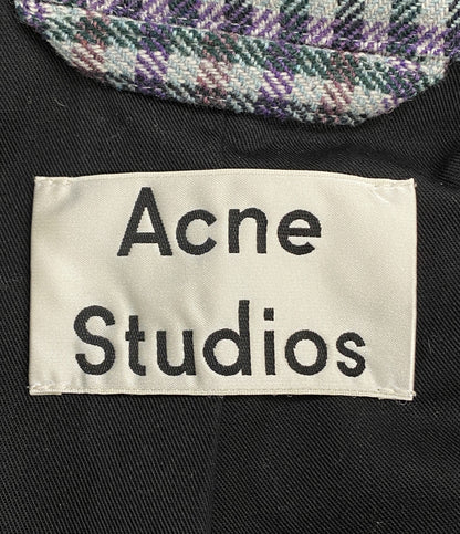美品 ACNE STUDIOS ステンカラーコート ウール 2019AW FN-MN-OUTW00013 メンズ SIZE 46 アクネストゥディオズ