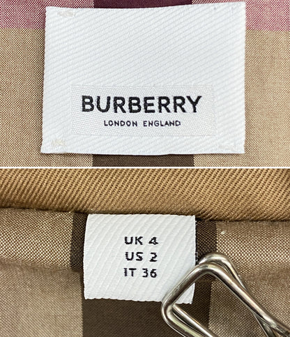 BURBERRY London トレンチコート ブラウン ALAMBSRLDUR 8065199 レディース SIZE UK4 バーバリーロンドン