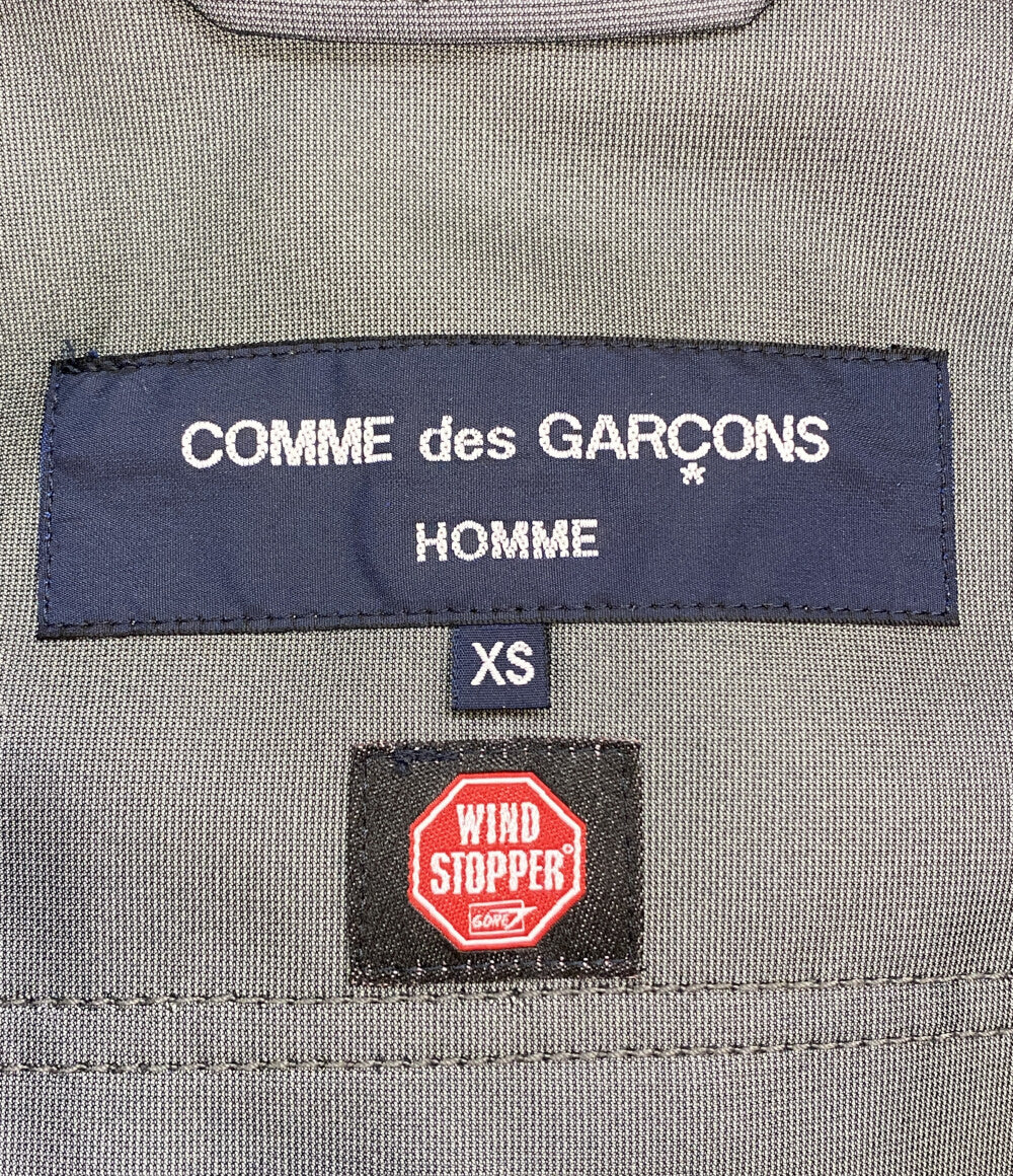 COMME des GARCONS HOMME フードジャケット HF-J043 AD2010 WINDSTOPPER ウール グレー HF-J043 メンズ SIZE XS コムデギャルソンオム