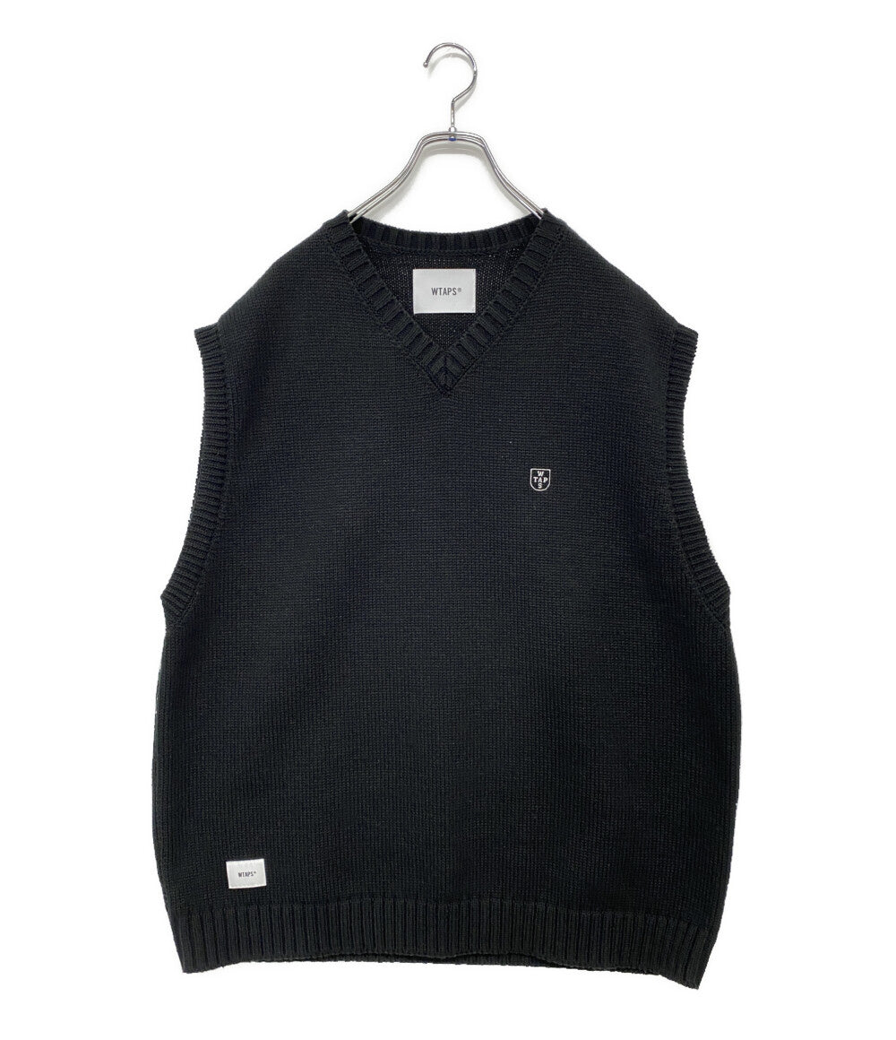 WTAPS ベスト 22AW DITCH VEST ACRYLIC BLK 222MADT-KNM01 メンズ SIZE 04 ダブルタップス