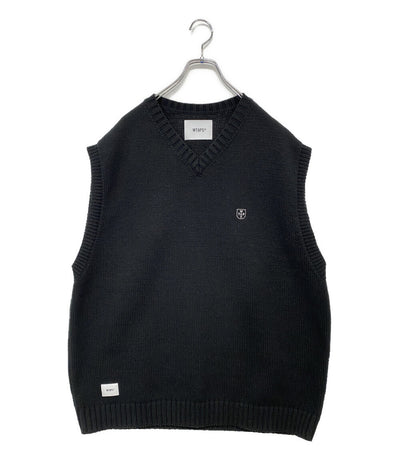 WTAPS ベスト 22AW DITCH VEST ACRYLIC BLK 222MADT-KNM01 メンズ SIZE 04 ダブルタップス