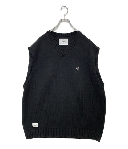 WTAPS ベスト 22AW DITCH VEST ACRYLIC BLK 222MADT-KNM01 メンズ SIZE 04 ダブルタップス