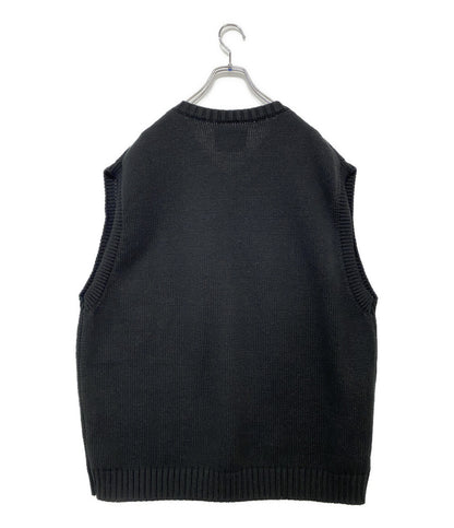 WTAPS ベスト 22AW DITCH VEST ACRYLIC BLK 222MADT-KNM01 メンズ SIZE 04 ダブルタップス