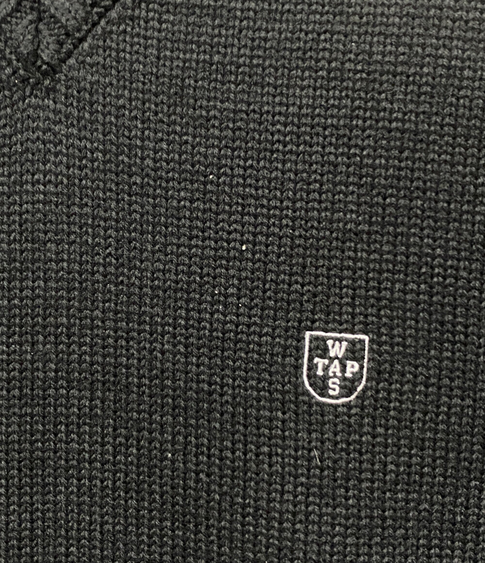 WTAPS ベスト 22AW DITCH VEST ACRYLIC BLK 222MADT-KNM01 メンズ SIZE 04 ダブルタップス