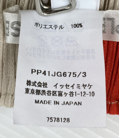 PLEATS PLEASE スカート BEAN DOTS 総柄 24ss PP41JG675 レディース SIZE 3 プリーツプリーズ