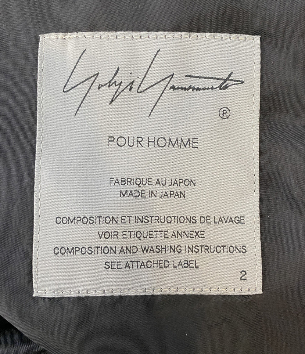 YOHJI YAMAMOTO POUR HOMME テーラードジャケット TUXEDO SINGLE JACKET 24ss HS-J35-500 メンズ SIZE 2 ヨウジヤマモトプールオム