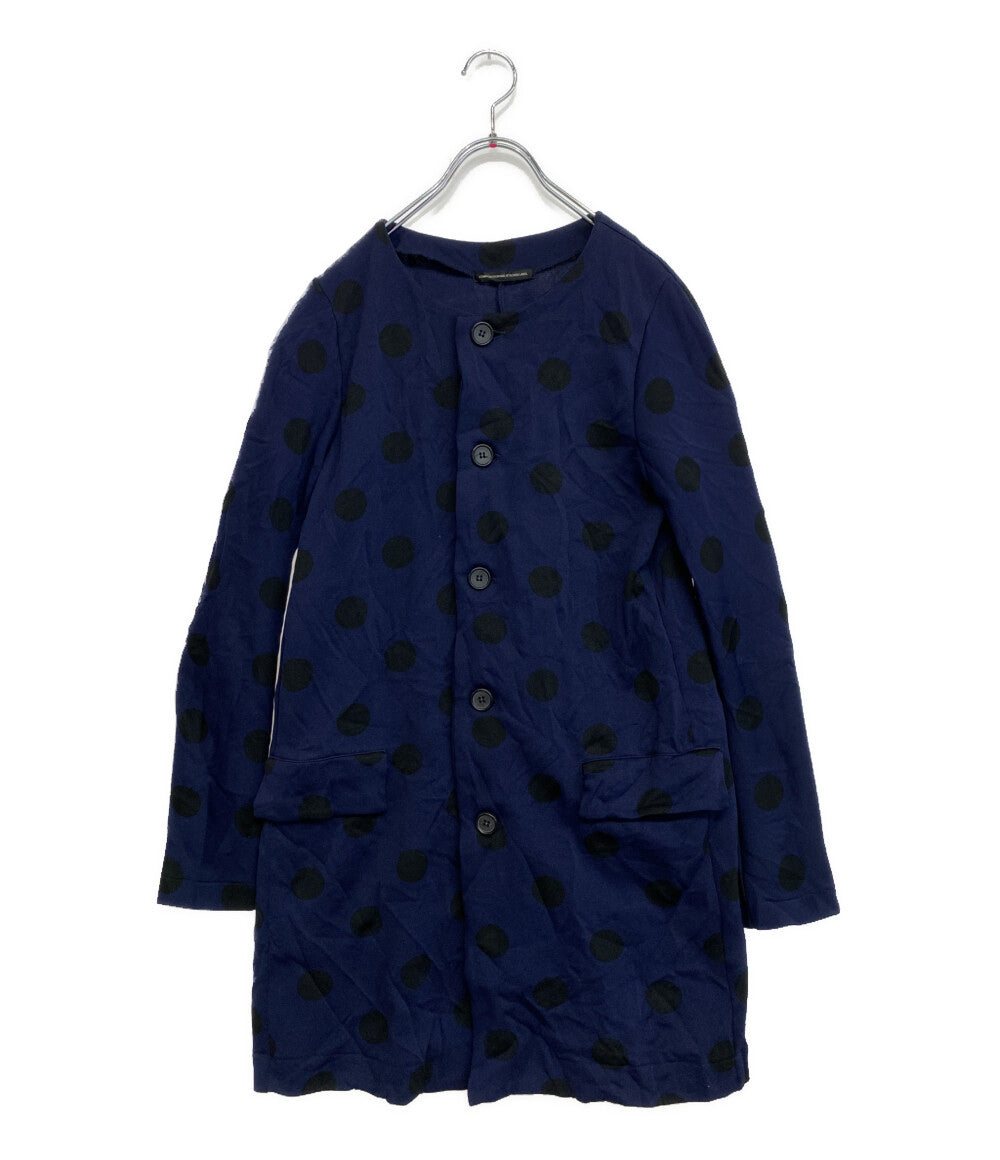 Y's ドット柄ミドル丈コート YZ-T31-961 レディース SIZE 2 ワイズ
