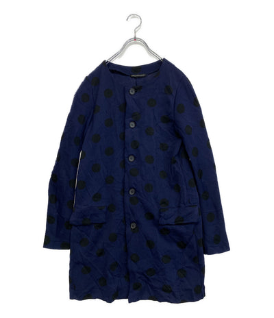Y's ドット柄ミドル丈コート YZ-T31-961 レディース SIZE 2 ワイズ