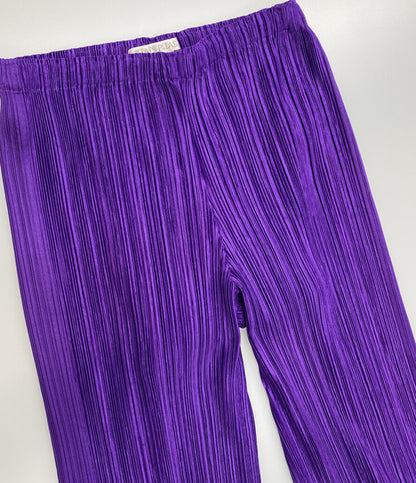 PLEATS PLEASE プリーツパンツ パープル 09aw PP93-JF691 レディース SIZE 1 プリーツプリーズ