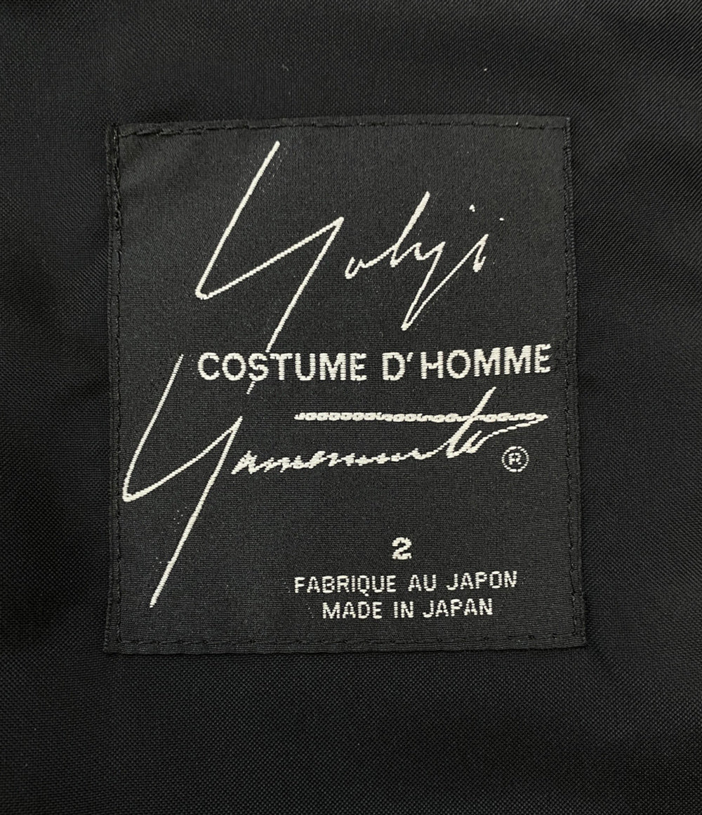Yohji Yamamoto COSTUME D’HOMME ヨウジヤマモト コスチューム ド オム テーラードジャケット ブラック HC-J86-150 メンズ SIZE 2
