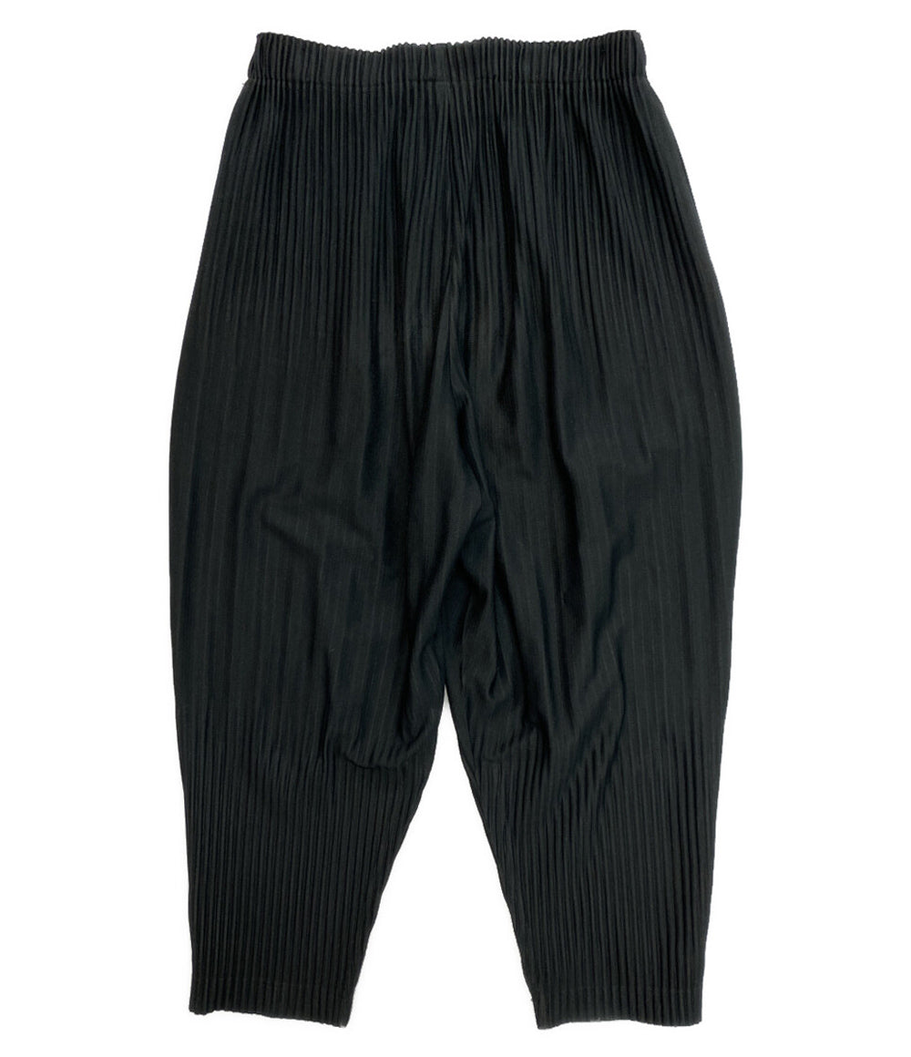 HOMME PLISSE ISSEY MIYAKE プリーツパンツ ブラック Basics Pant メンズ SIZE 2 オム プリッセ イッセイミヤケ