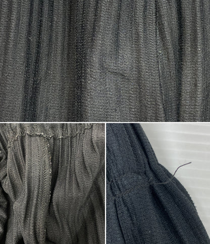 HOMME PLISSE ISSEY MIYAKE プリーツパンツ ブラック Basics Pant メンズ SIZE 2 オム プリッセ イッセイミヤケ