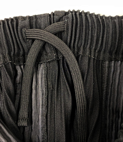 HOMME PLISSE ISSEY MIYAKE プリーツパンツ ブラック Basics Pant メンズ SIZE 2 オム プリッセ イッセイミヤケ