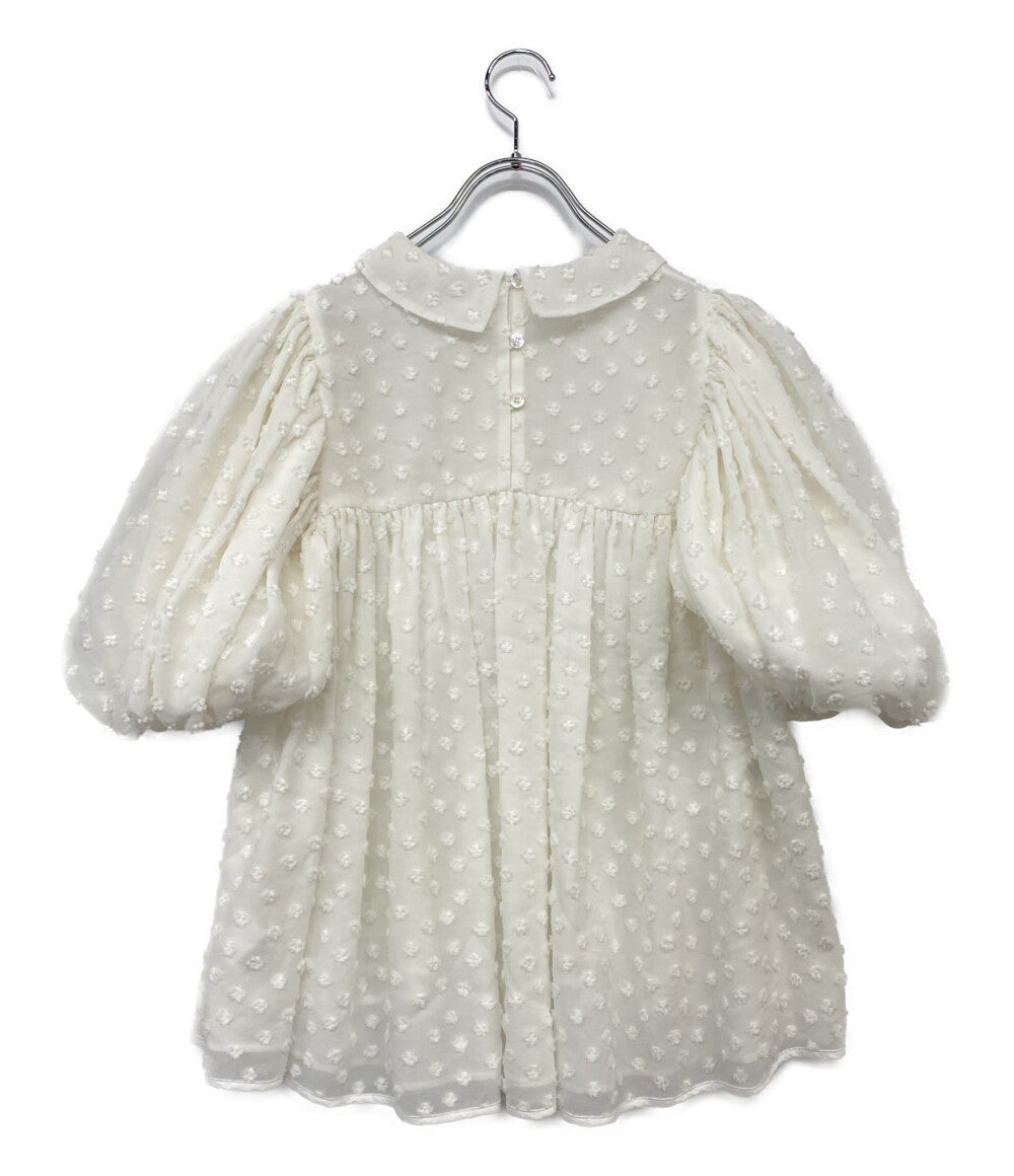 YOKO CHAN ヨーコチャン ノースリーブサイドラッフルブラウス YCB-225