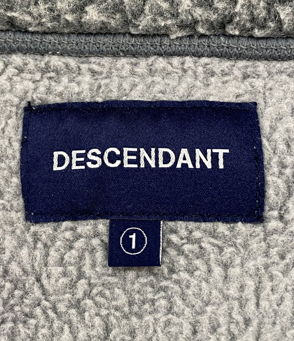 DESCENDANT フリースジャケット ボアパイルジップカーディガン