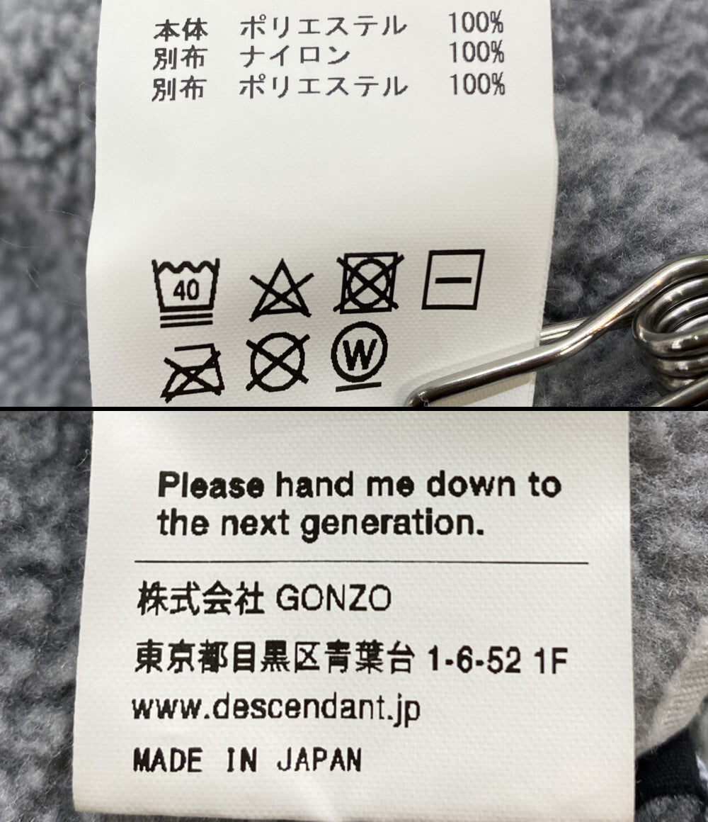 DESCENDANT フリースジャケット ボアパイルジップカーディガン レディース SIZE 1 ディセンダント