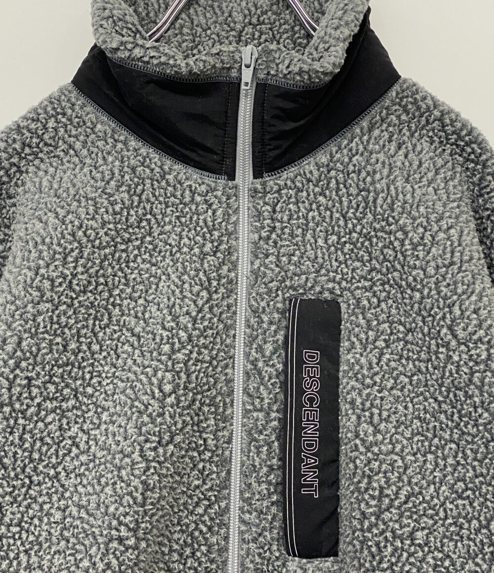 DESCENDANT フリースジャケット ボアパイルジップカーディガン レディース SIZE 1 ディセンダント
