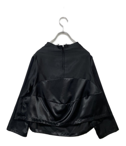 COMME des GARCONS エステルハイネックブラウス 23SS GK-B010 レディース SIZE S コムデギャルソン