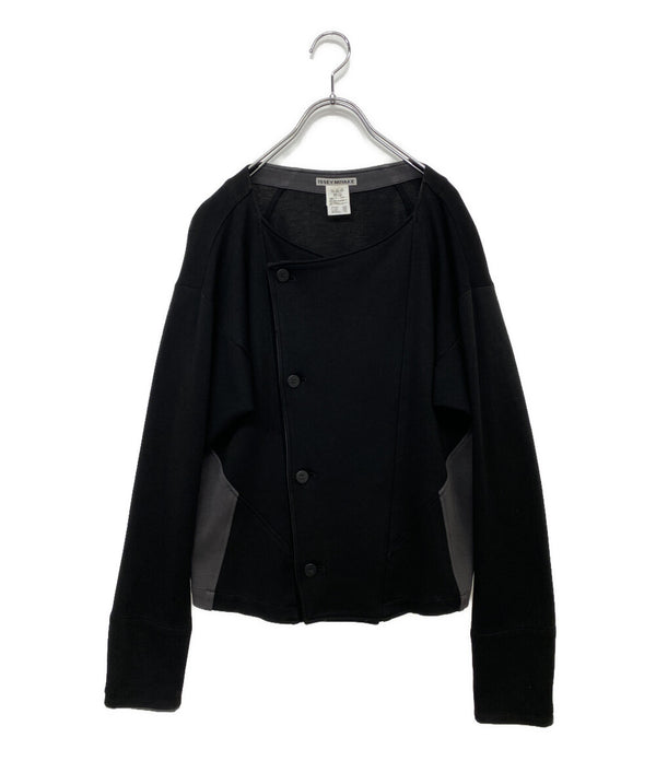 ISSEY MIYAKE 切替ノーカラージャケット 15AW IM54JD513 レディース