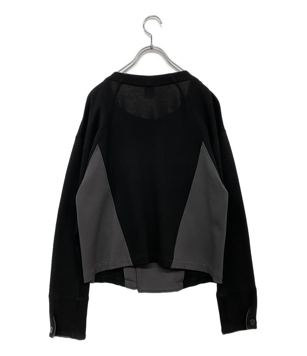 ISSEY MIYAKE 切替ノーカラージャケット 15AW IM54JD513 レディース