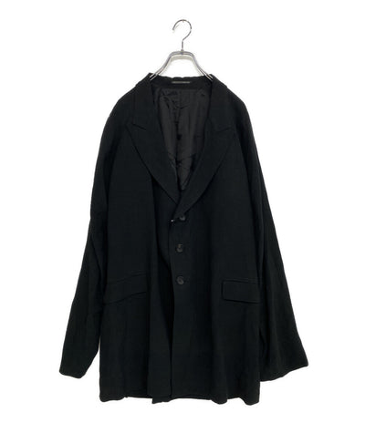 Yohji Yamamoto POUR HOMME テーラードジャケット LI RYCANVAS DOUBLE FRONT JACKET 24SS HS-J12-308 メンズ SIZE 3 ヨウジヤマモトプールオム